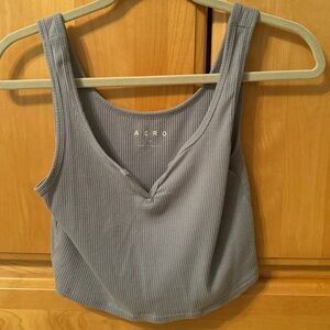 Aeropostale medium blue cotton tank top